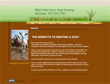 Tablet Screenshot of billysminifarm.com